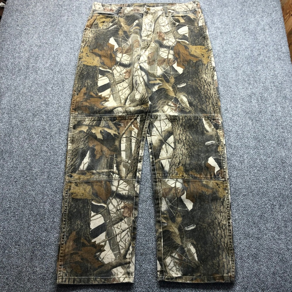 Wrangler Authentics Mens RealTree Hardwoods Camo Pants 38x34